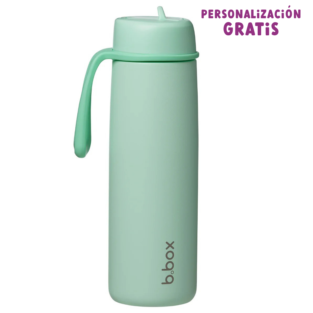 botella térmica con boquilla plegable y asa 690ml - spearmint