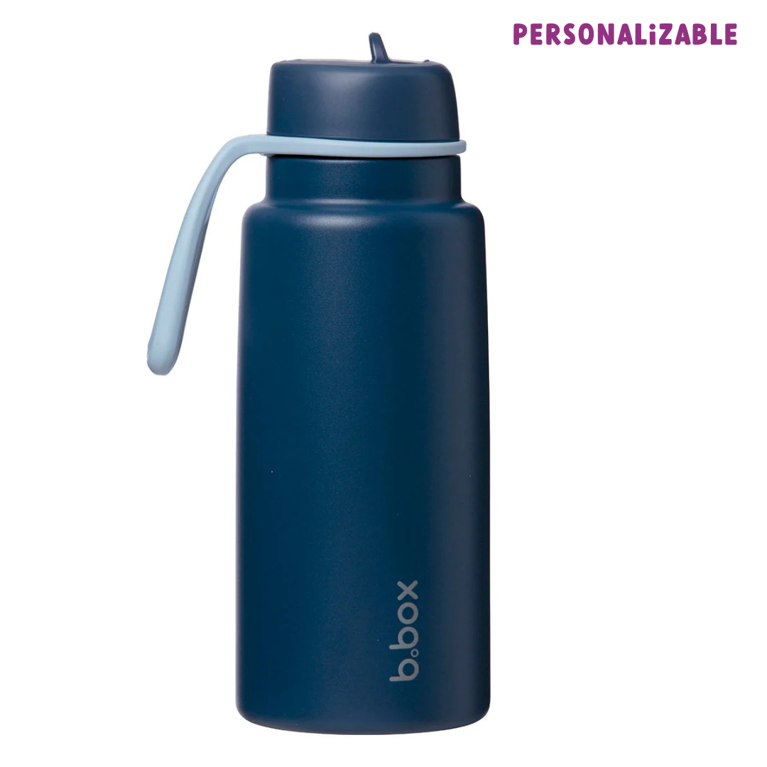 botella térmica con boquilla plegable y asa 1 litro – midnight