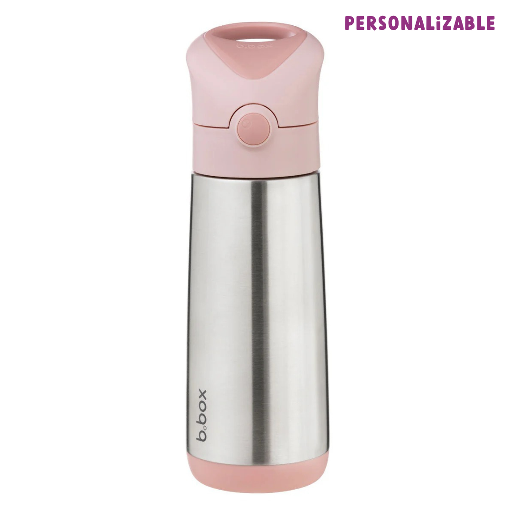 botella térmica con pajita 500ml – blush crush