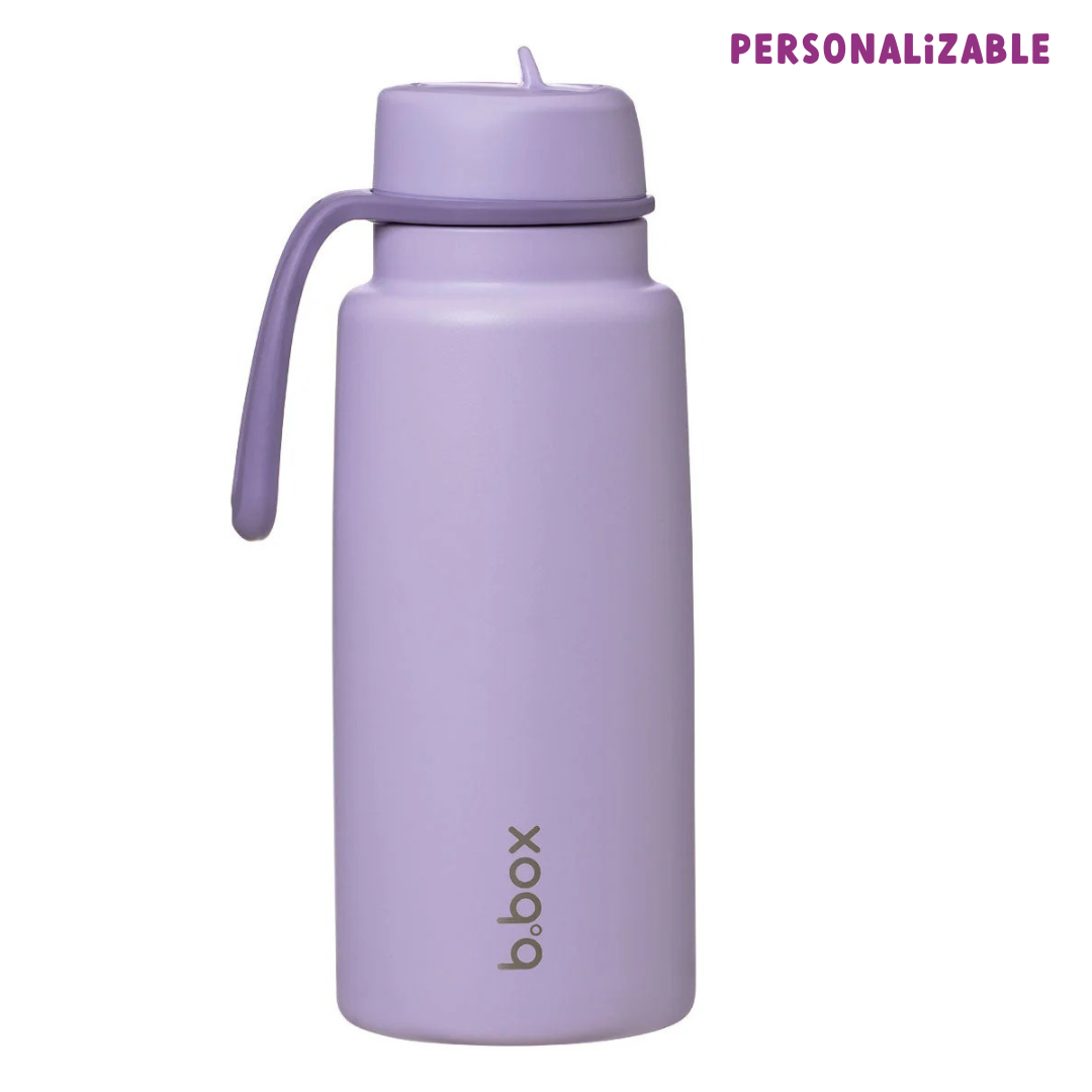 botella térmica con boquilla plegable y asa 1 litro – lilac love