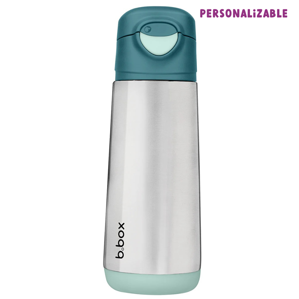 botella térmica con boquilla y asa 500ml - emerald forest