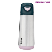 botella térmica con boquilla y asa 500ml - indigo rose