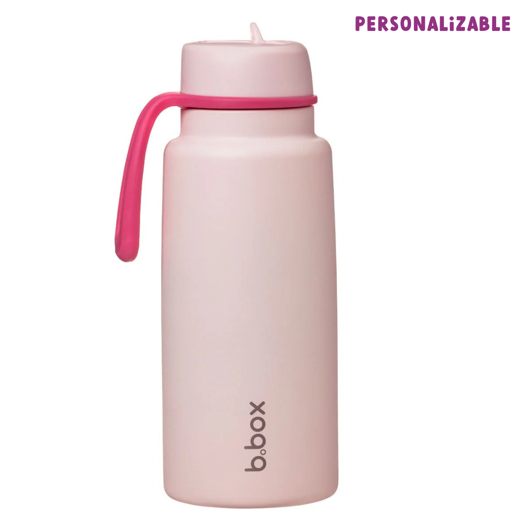botella térmica con boquilla plegable y asa 1 litro – pink paradise