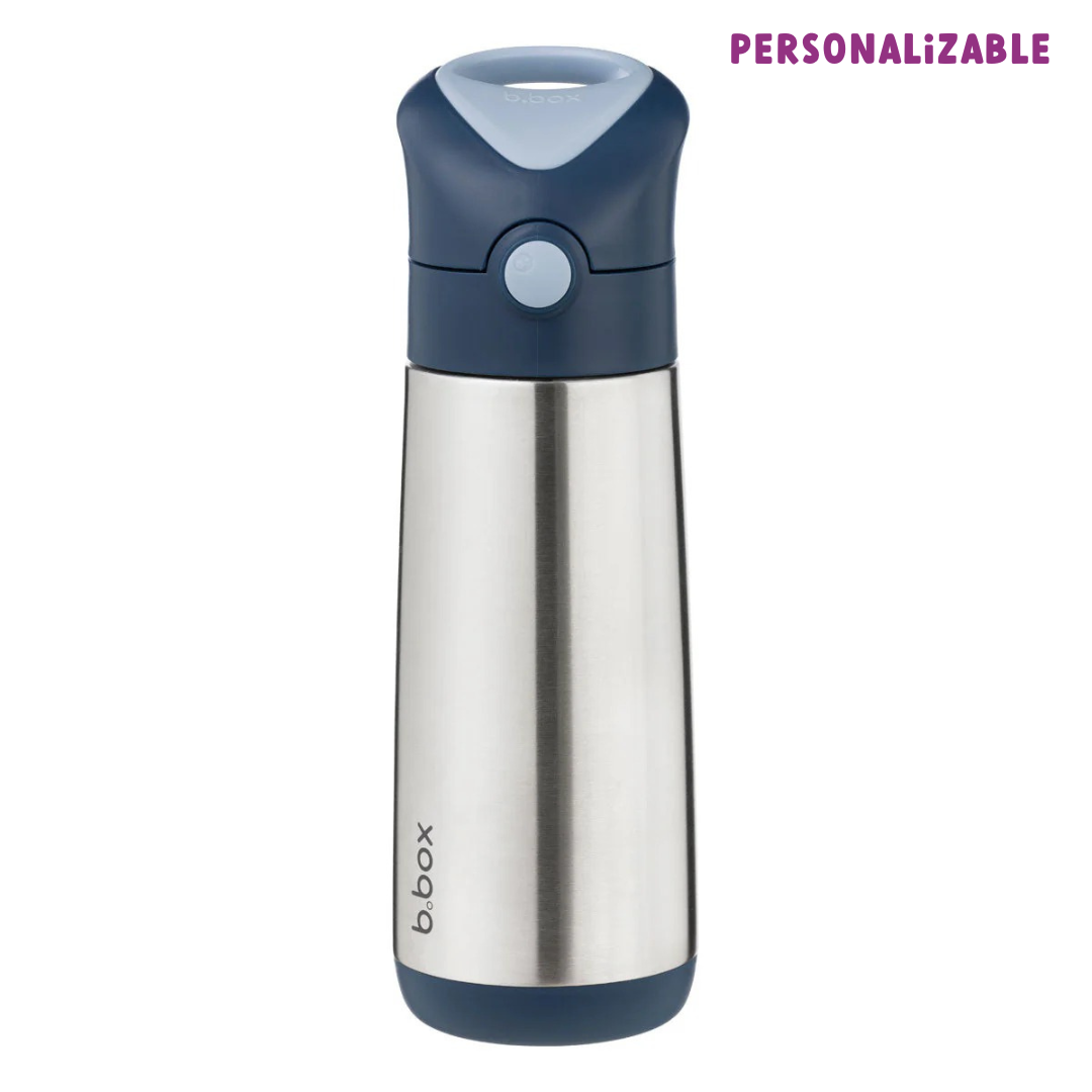 botella térmica con pajita 500ml – midnight