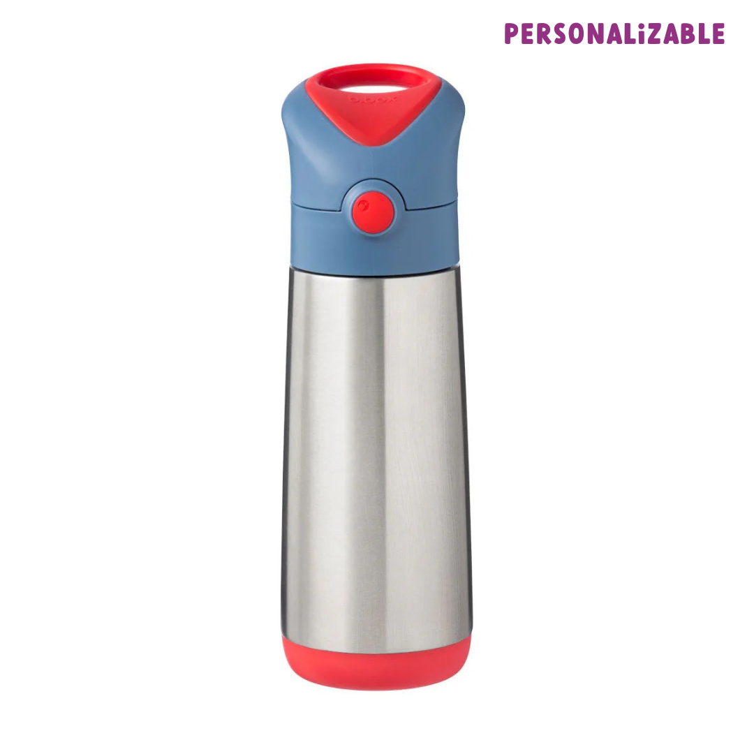 botella térmica con pajita 500ml – blue blaze