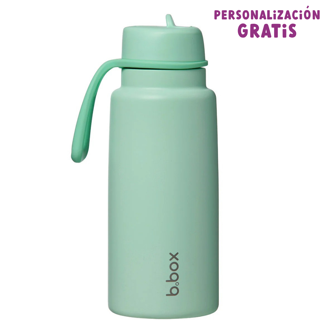 botella térmica con boquilla plegable y asa 1 litro – spearmint