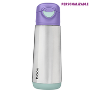botella térmica con boquilla y asa 500ml - lilac pop