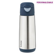 botella térmica con boquilla y asa 500ml - midnight