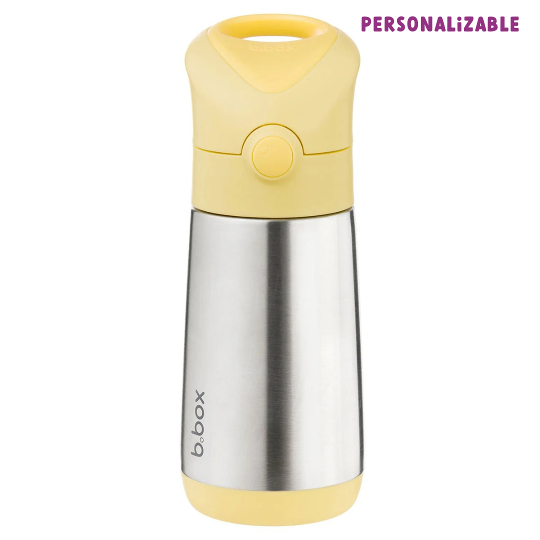 botella térmica con pajita 350ml - lemon twist