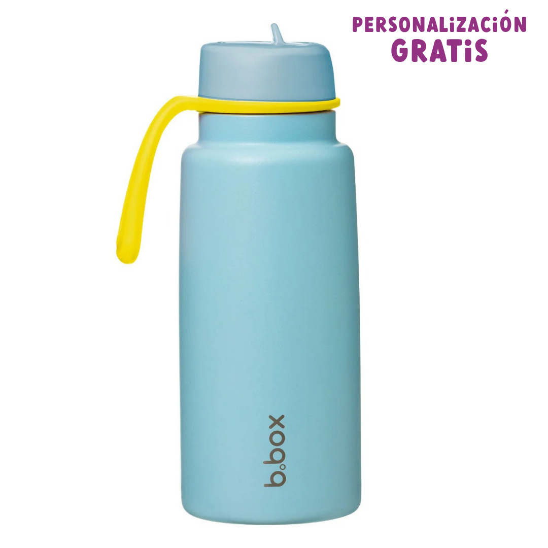 botella térmica con boquilla plegable y asa 1 litro – pool side