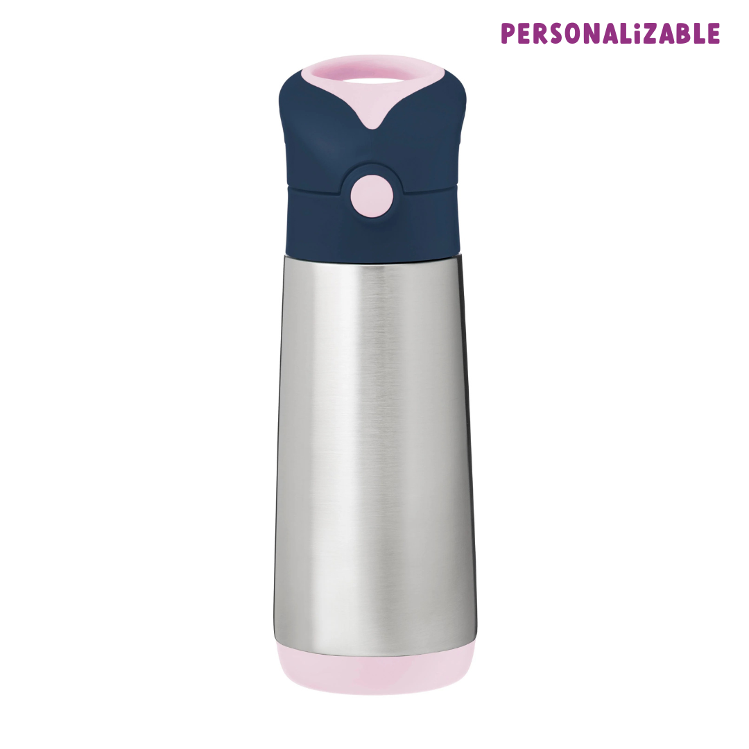 botella térmica con pajita 500ml – indigo rose