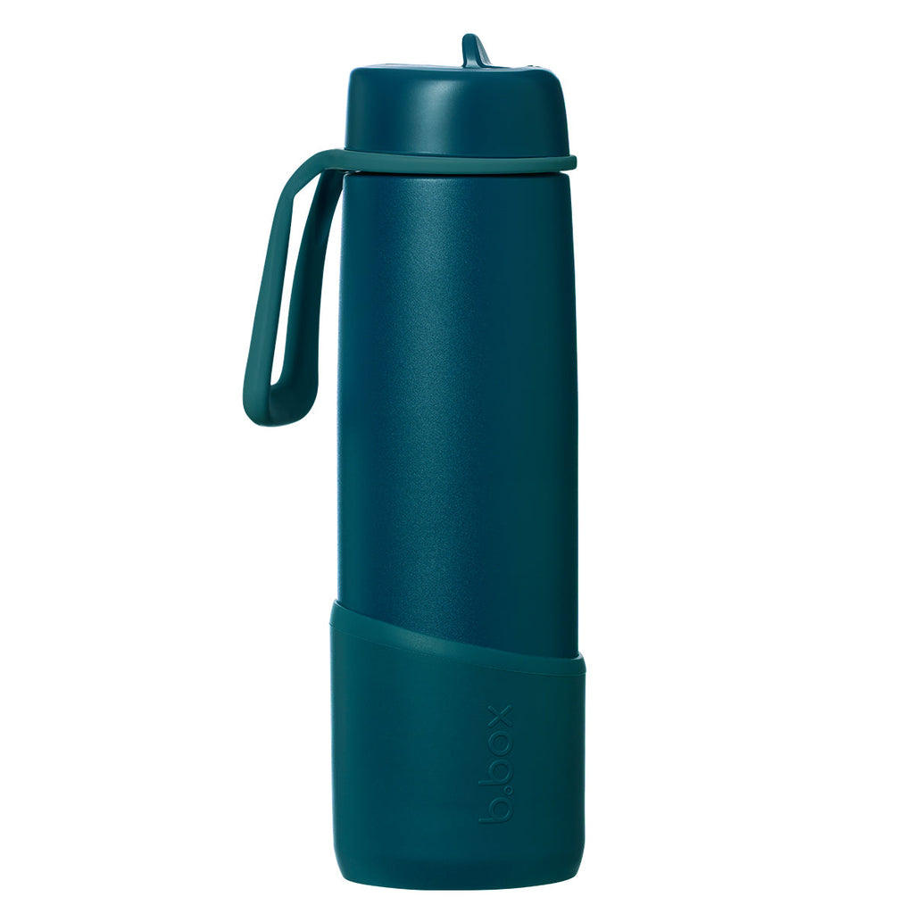 botella térmica con boquilla plegable y asa 690ml - sea glass