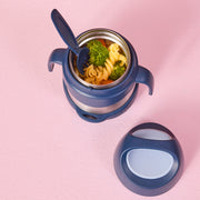 termo con cuchara/tenedor - midnight