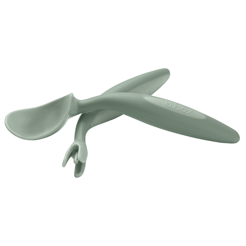 cubiertos infantiles 2 ud. con cajita - sage