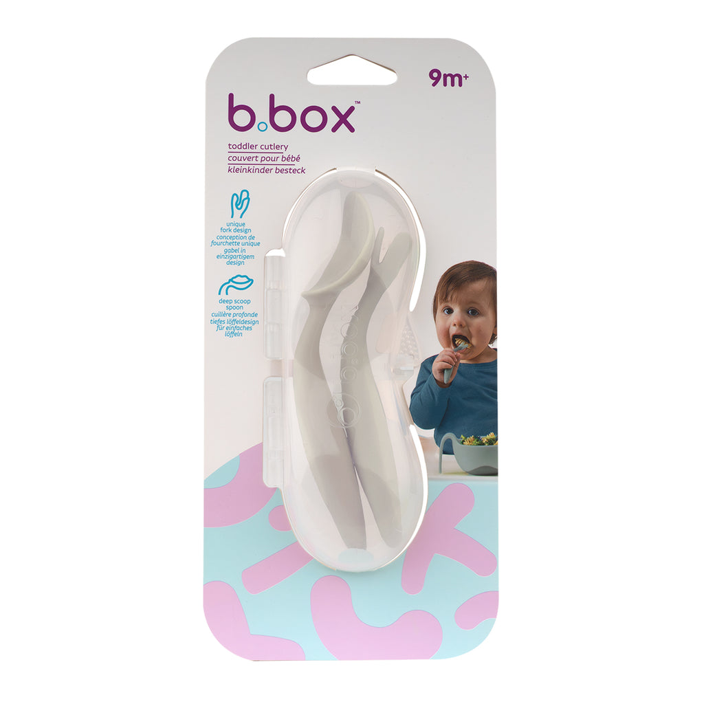 cubiertos infantiles 2 ud. con cajita - latte