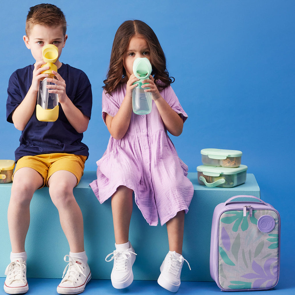 bolsa térmica flexible para el almuerzo - lilac garden