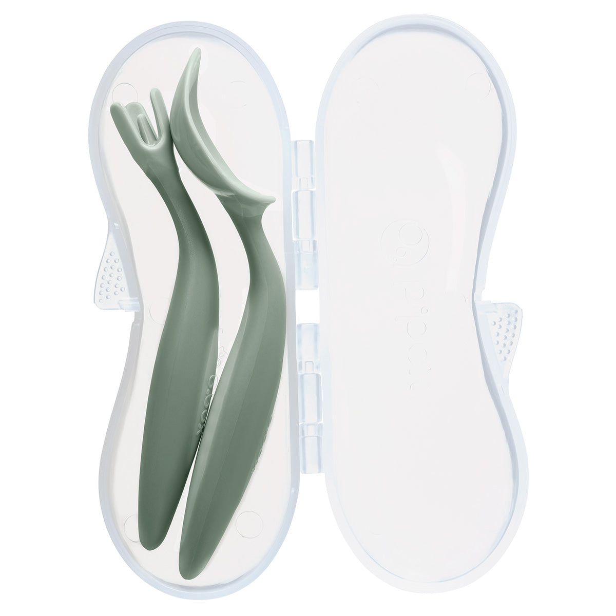 Conjunto de talheres para bebé - verde sálvia
