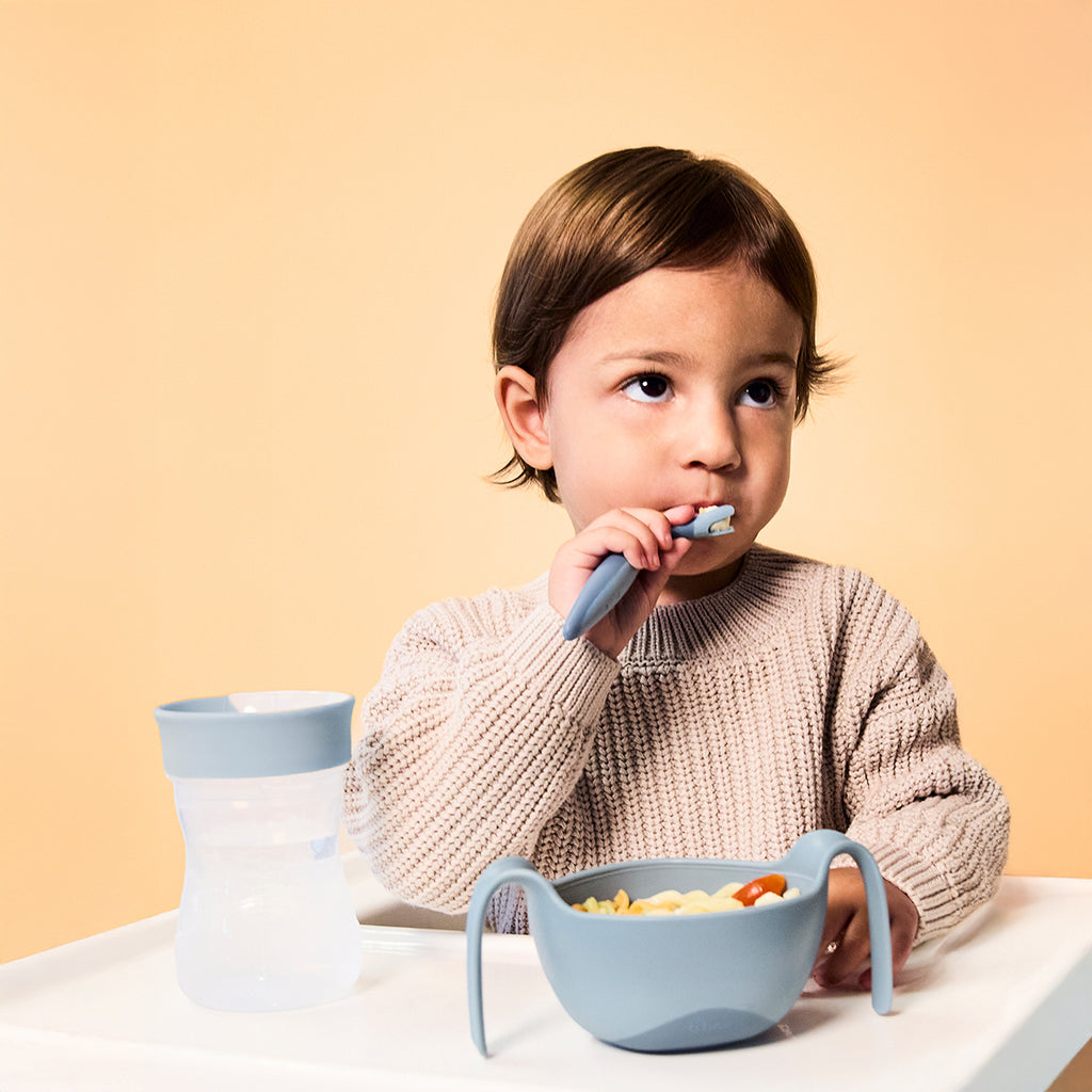 cubiertos infantiles 2 ud. con cajita - ocean