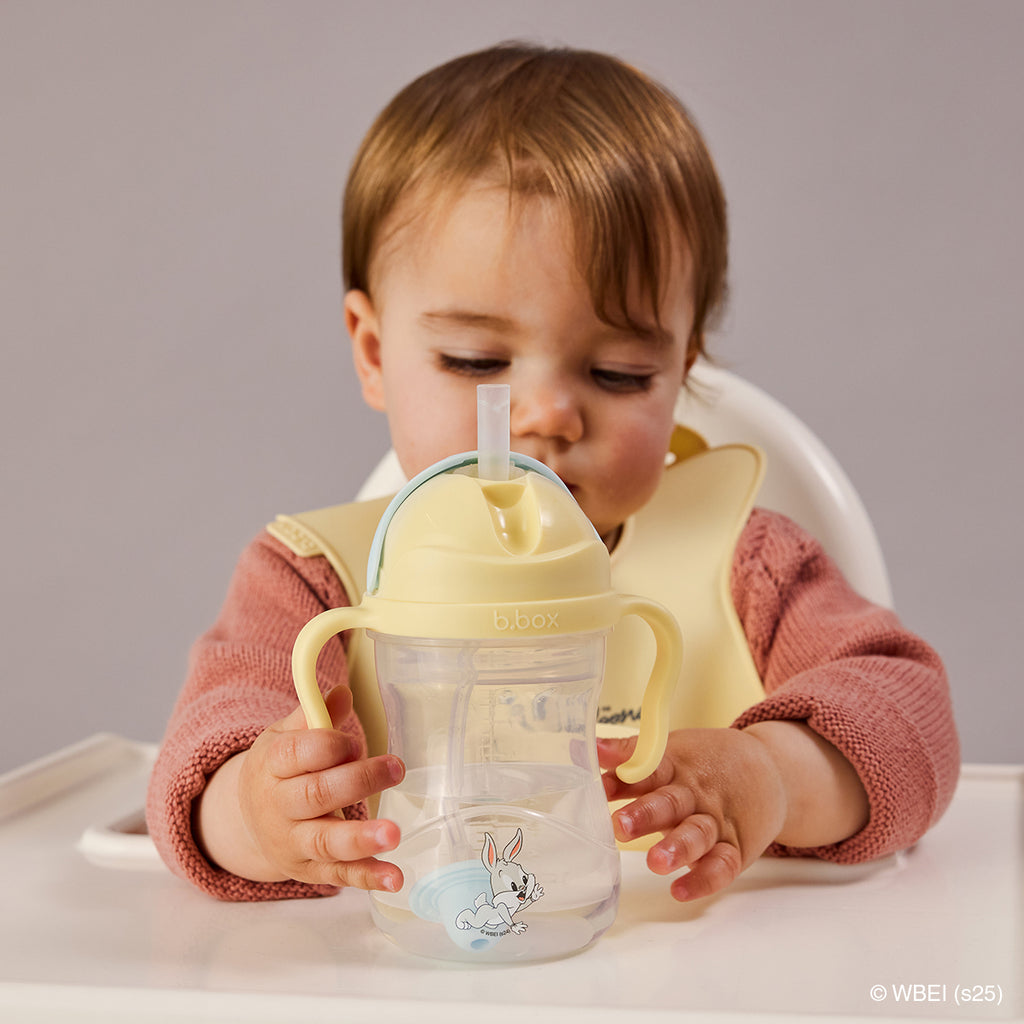 taza con pajita flexible con pesa – Looney Tunes