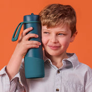 botella térmica con boquilla plegable y asa 690ml - sea glass