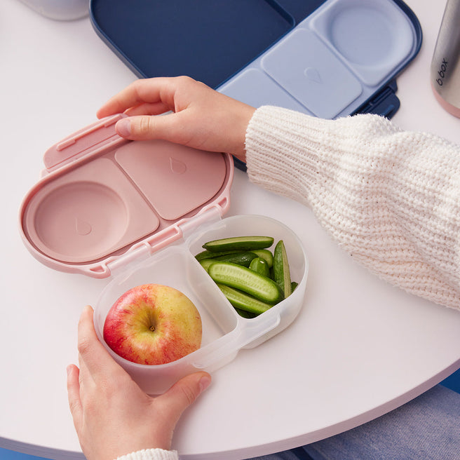 fiambrera infantil pequeña personalizable | snackbox - blush crush