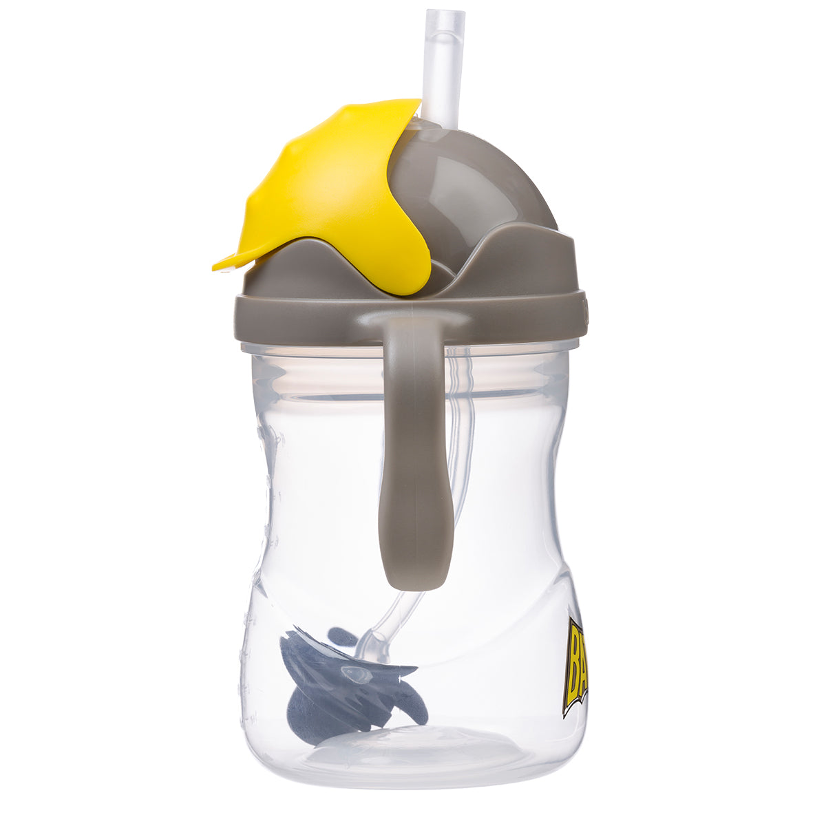 taza con pajita flexible con pesa – Batman