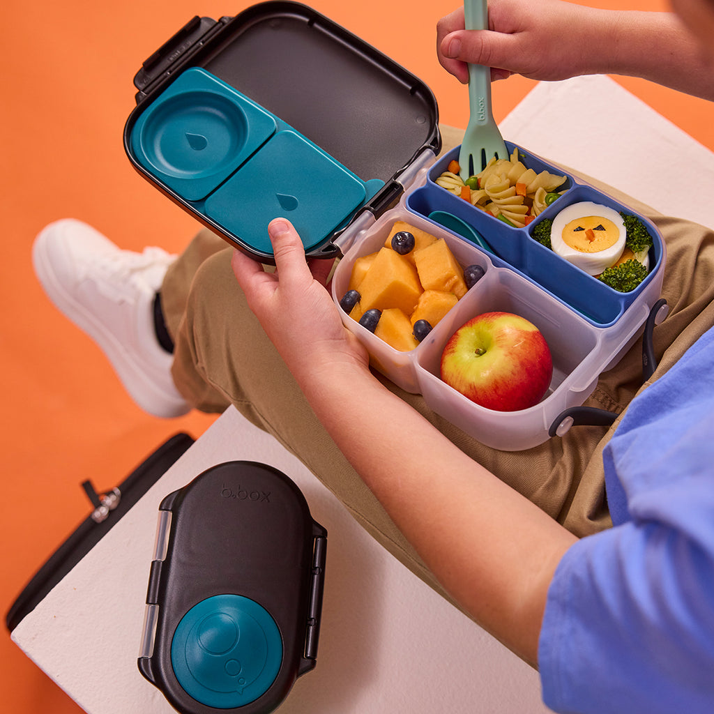 silicone bento tray | mini lunchbox - ocean