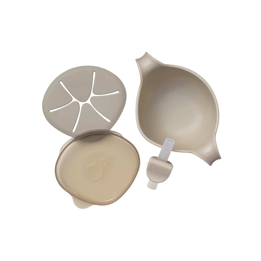 dispensador merienda 3 en 1 Sip + Snack - latte