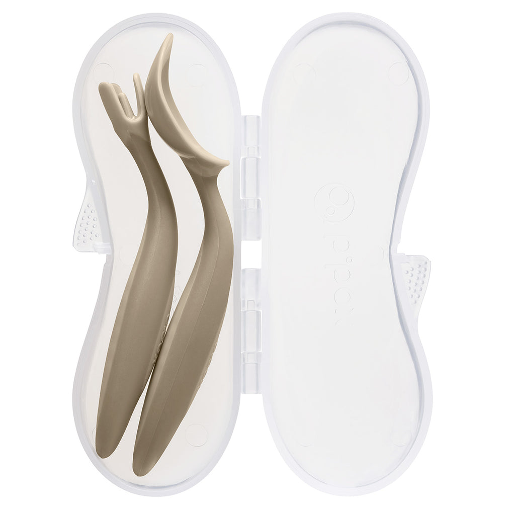 cubiertos infantiles 2 ud. con cajita - latte