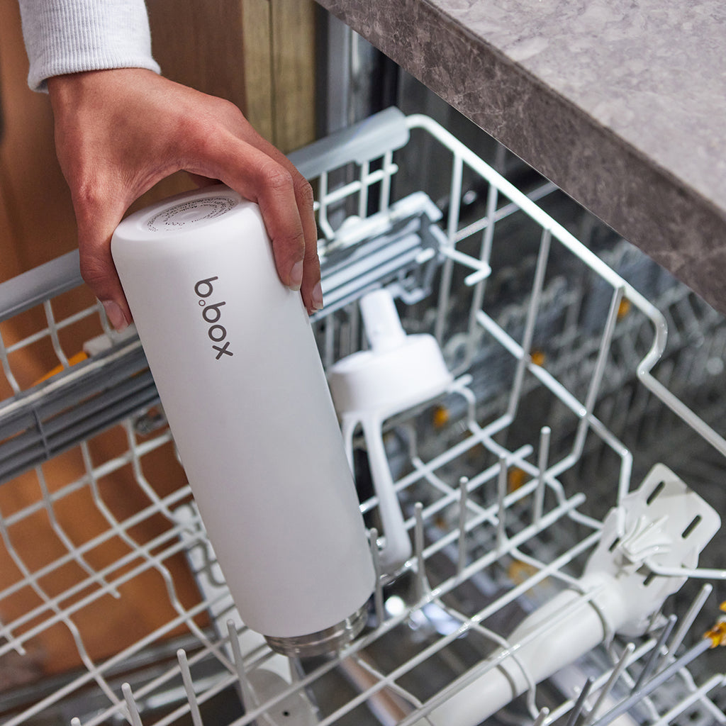 botella térmica con boquilla plegable y asa 690ml - lilac love