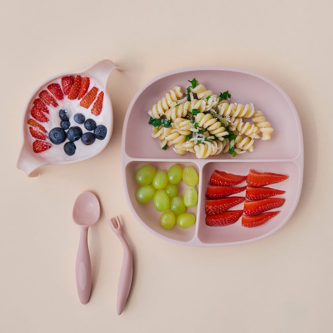 Toddler cutlery set - blush