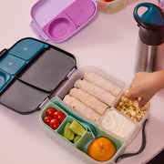 bandeja bento de silicona | fiambrera - bosque