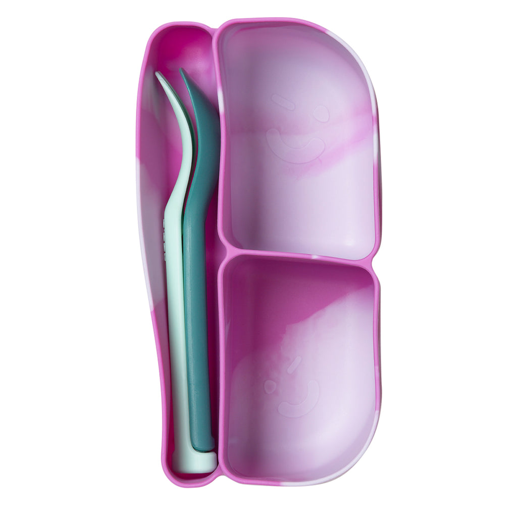 silicone bento tray | mini lunchbox - cosmic