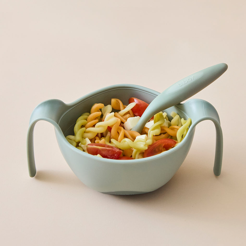 dispensador merienda 3 en 1 Sip + Snack - sage