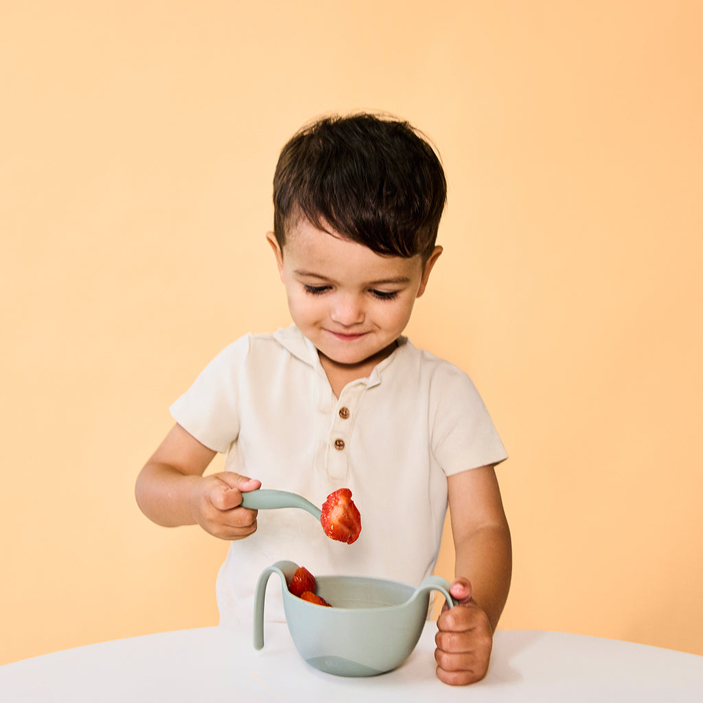 cubiertos infantiles 2 ud. con cajita - sage