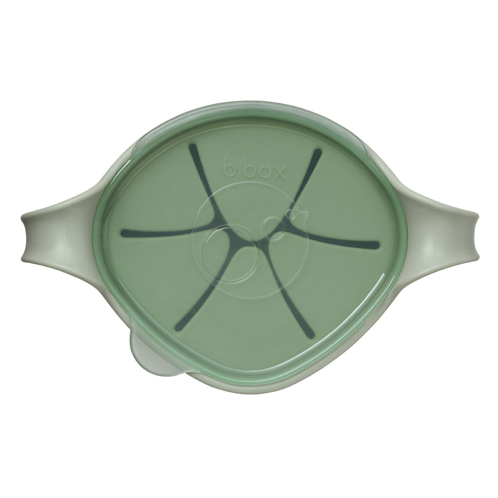 dispensador merienda 3 en 1 Sip + Snack - sage