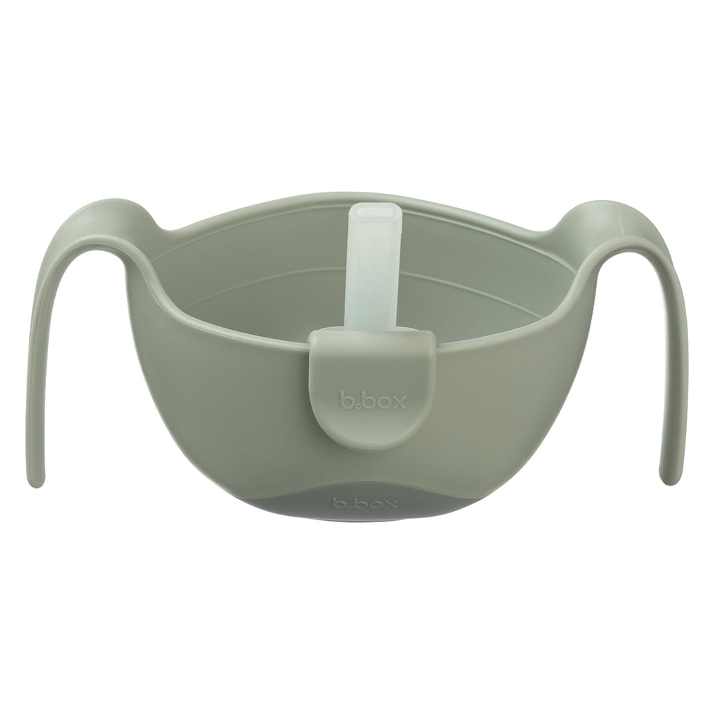 dispensador merienda 3 en 1 Sip + Snack - sage