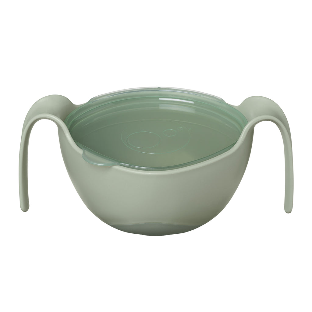 dispensador merienda 3 en 1 Sip + Snack - sage