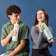 botella térmica con boquilla plegable y asa 690ml - spearmint