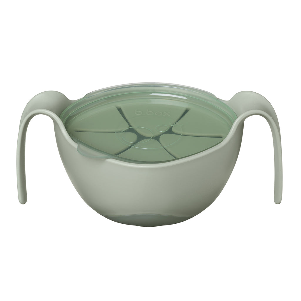 dispensador merienda 3 en 1 Sip + Snack - sage