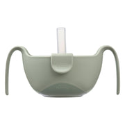 dispensador merienda 3 en 1 Sip + Snack - sage