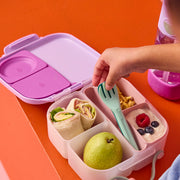 silicone bento tray | mini lunchbox - berry