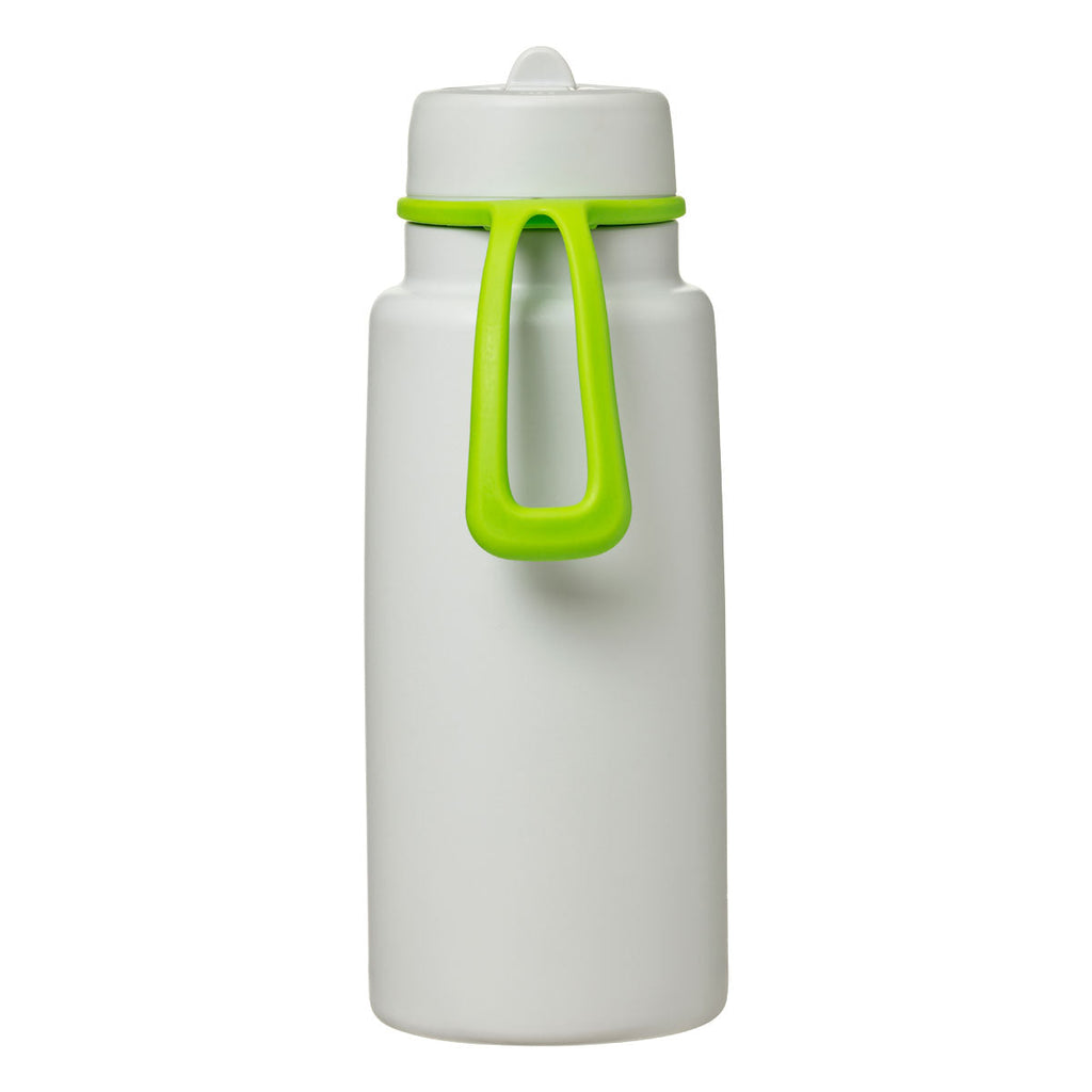 botella térmica con boquilla plegable y asa 1 litro – lime time