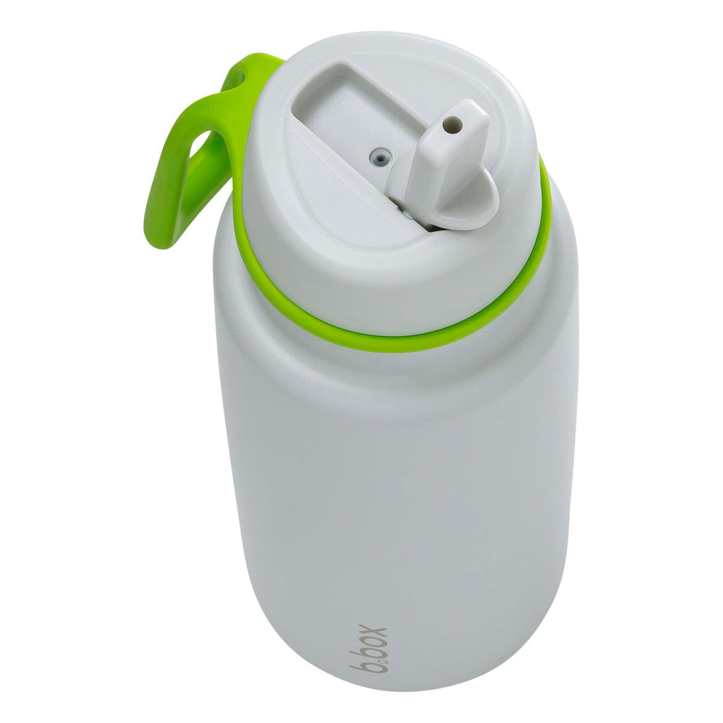botella térmica con boquilla plegable y asa 1 litro – lime time