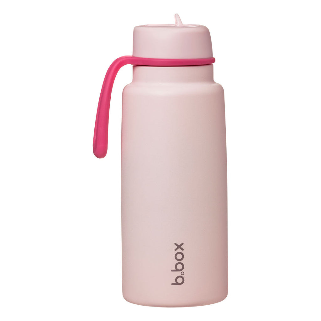 botella térmica con boquilla plegable y asa 1 litro – pink paradise