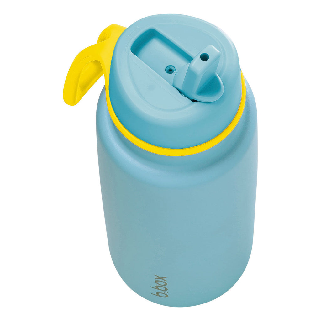 botella térmica con boquilla plegable y asa 1 litro – pool side