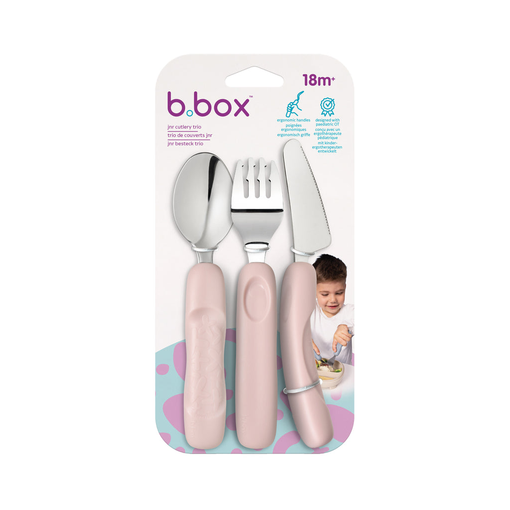 junior cutlery trio - blush