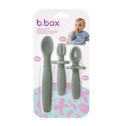trío de cubiertos para BLW - sage