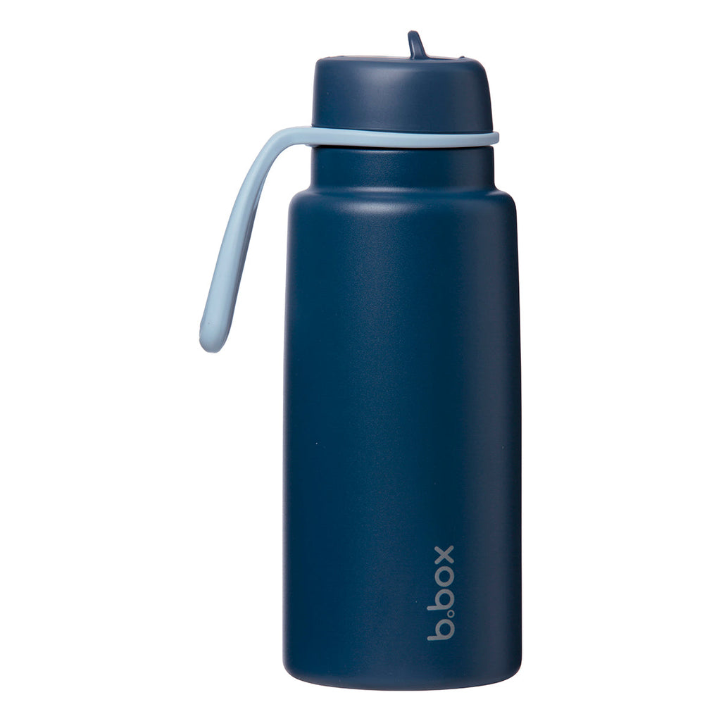 botella térmica con boquilla plegable y asa 1 litro – midnight