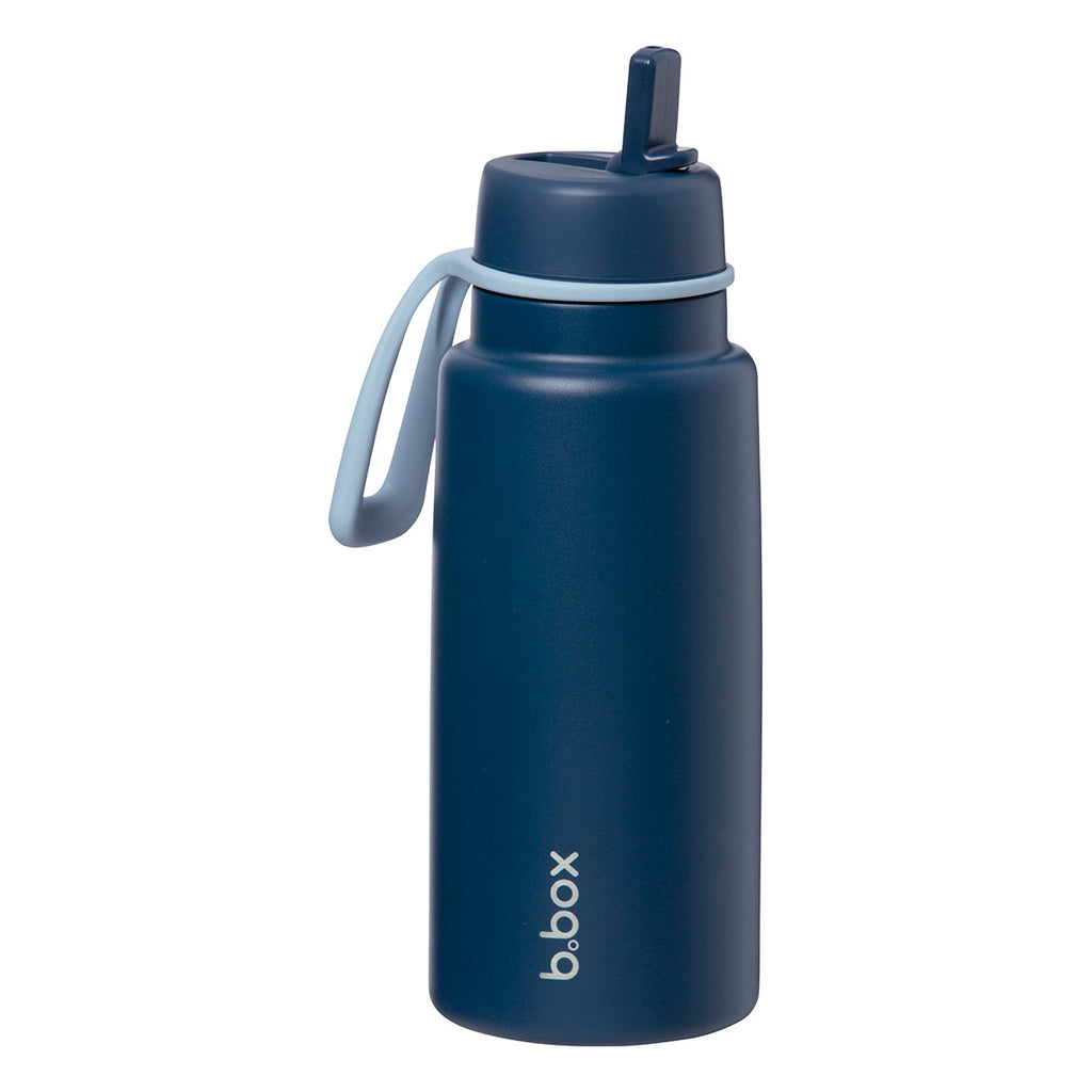 botella térmica con boquilla plegable y asa 1 litro – midnight